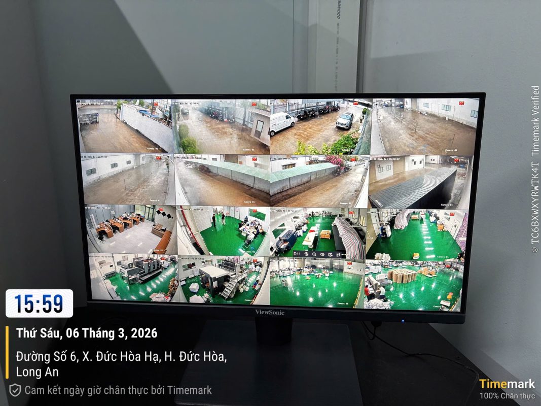 Thi Công Hệ Thống Camera Giám Sát Và Mạng LAN – CÔNG TY TNHH WIN FONE PACKAGE VIỆT NAM | KCN Tân Đô, Xã Đức Hòa, Tỉnh Tây Ninh